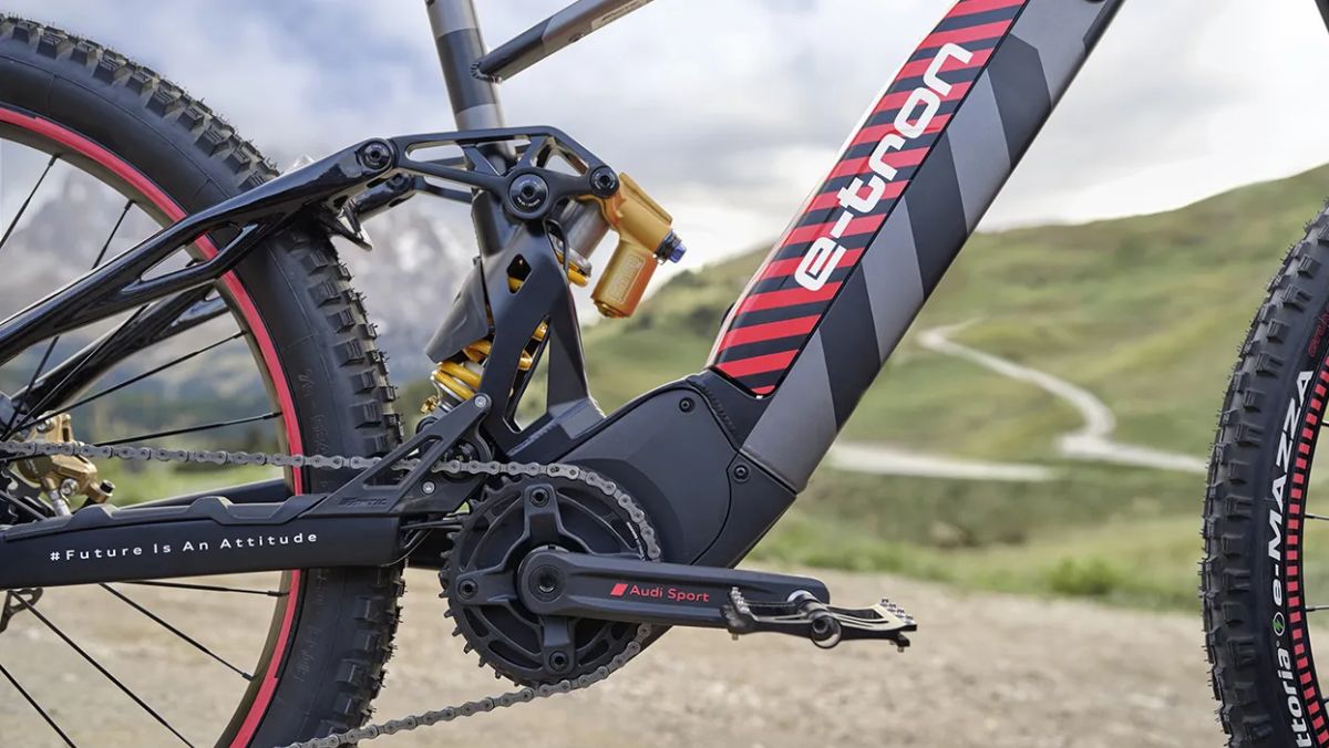 Audi Electric Mountainbike La E Bike Inspirada En El Rs Q E Tron