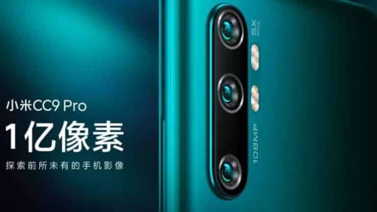 Lee más sobre el artículo Xiaomi CC9 Pro llegará con cámara de 108 megapíxeles