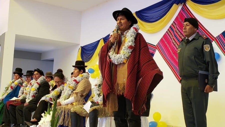 Evo Morales llega a Argentina