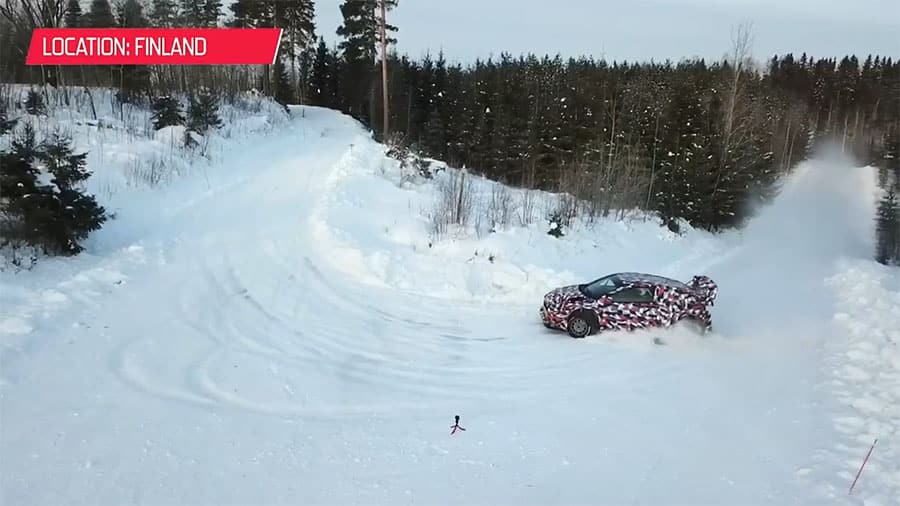 El Toyota Yaris WRC 2021 ya fue puesto a prueba sobre hielo