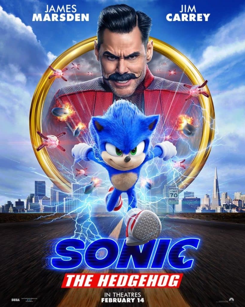 Póster oficial de Sonic, la película
