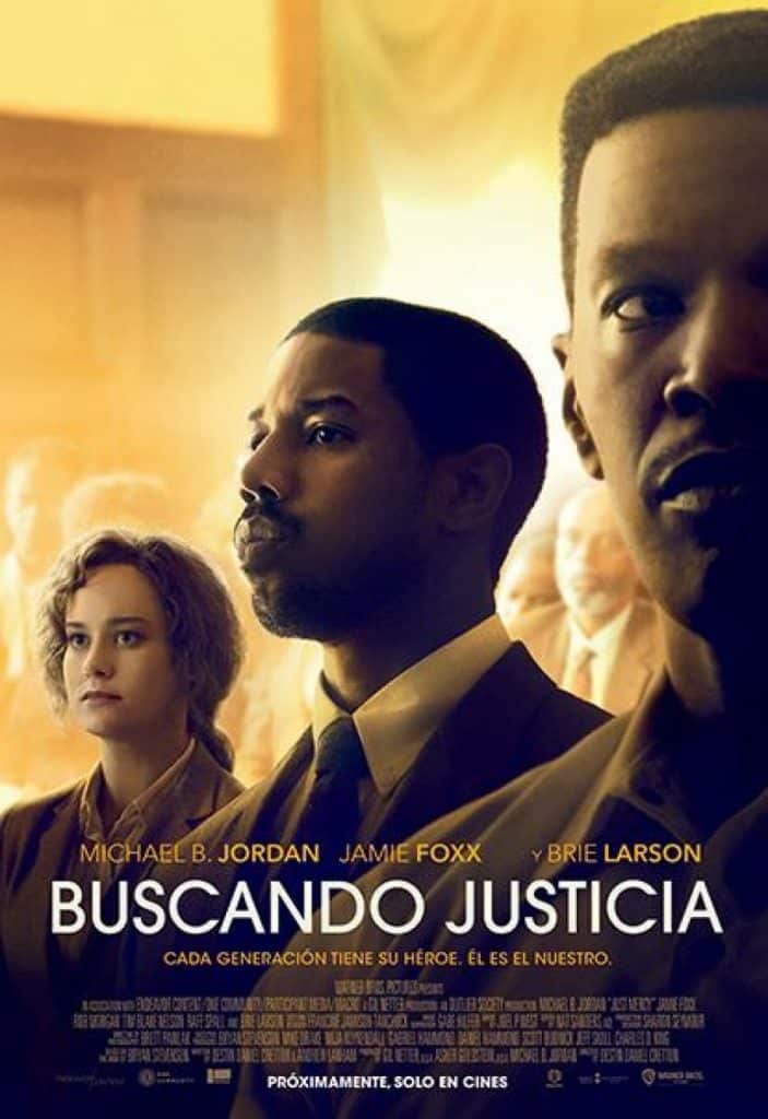 Póster oficial de la película Buscando justicia