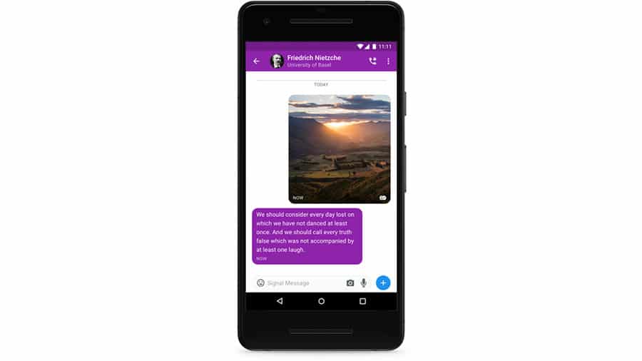 Signal es vista como una plataforma más segura que WhatsApp por la Comisión Europea