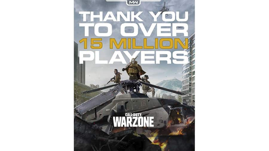 Call of Duty Warzone supera los 15 millones de jugadores en 5 días