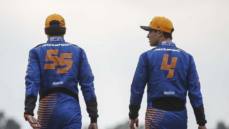 Carlos Sainz y Lando Norris no estarán en parrilla, en caso de celebrarse la carrera