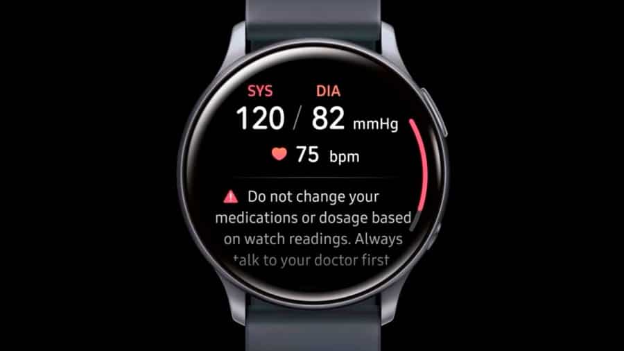 Samsung aseguró que esta función podría advertir sobre un posible caso de hipertensión
