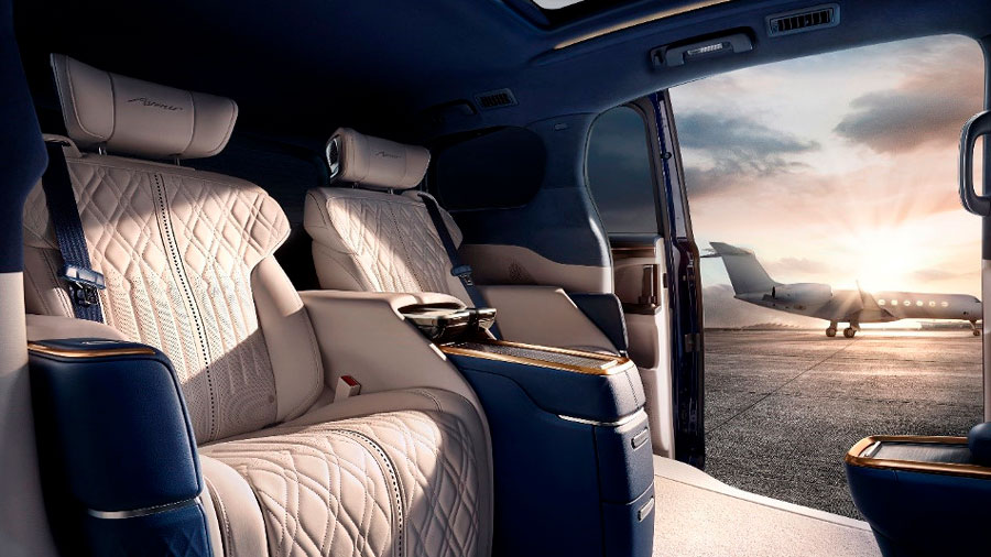 El interior de la Buick GL8 Avenir transmite refinamiento y lujo al máximo nivel