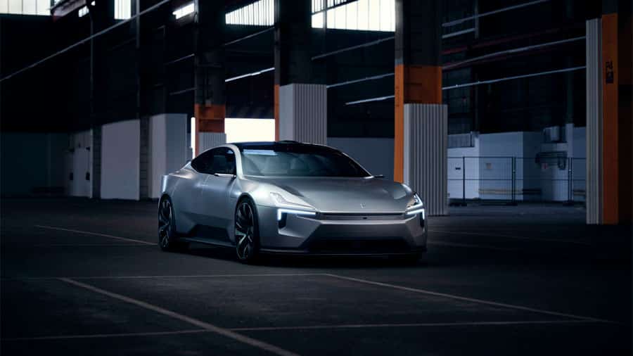 El Polestar Precept es un coche eléctrico y futurista en fase conceptual