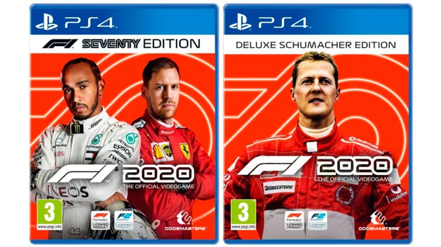 Ediciones del videojuego F1 2020