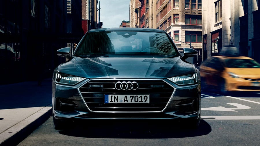 El Audi A7 Sportback 2020 tiene líneas nítidas y dinámicas en la carrocería