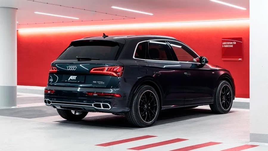 La Audi Q5 TFSI híbrida alcanzó tras las modificaciones los 419 caballos de fuerza