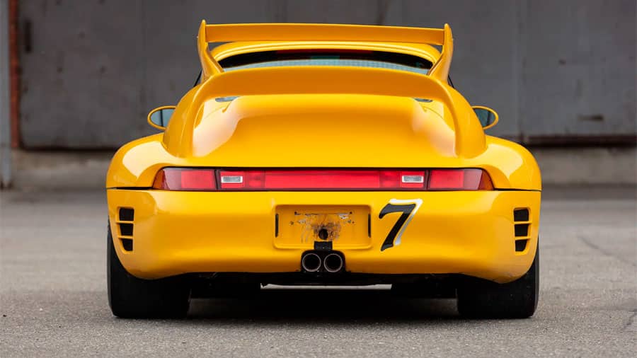 El Ruf CTR2 Sport cuenta con un alerón imponente