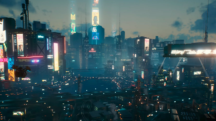 Night City está bajo el dominio de las megacorporaciones