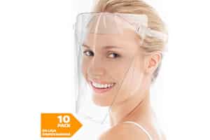 Careta Protectora Facial ,10 Pack