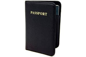 Vedicci Porta Pasaporte/Passport Holder/Funda para Pasaporte de Piel Genuina