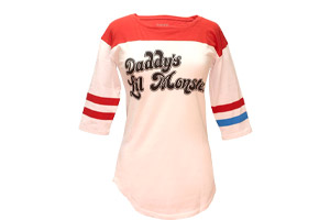 Escuadrón suicida Harley Quinn Daddy's Lil Monster Raglan T-Camisa