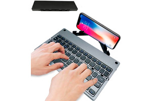 Armónica plegable teclado Bluetooth Mini teclado plegable inalámbrico