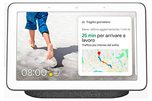 Google Nest Hub Carbón Pantalla Táctil 7'' con Altavoz Inteligente WiFi