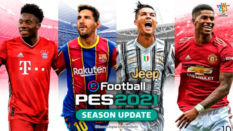 Lee más sobre el artículo ¡Histórica portada del PES 2021! Juntos este par de genios del fútbol