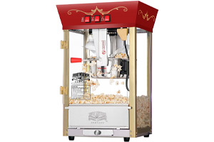 Great Northern Popcorn Máquina de palomitas de maíz, estilo antiguo, rojo, 227 g