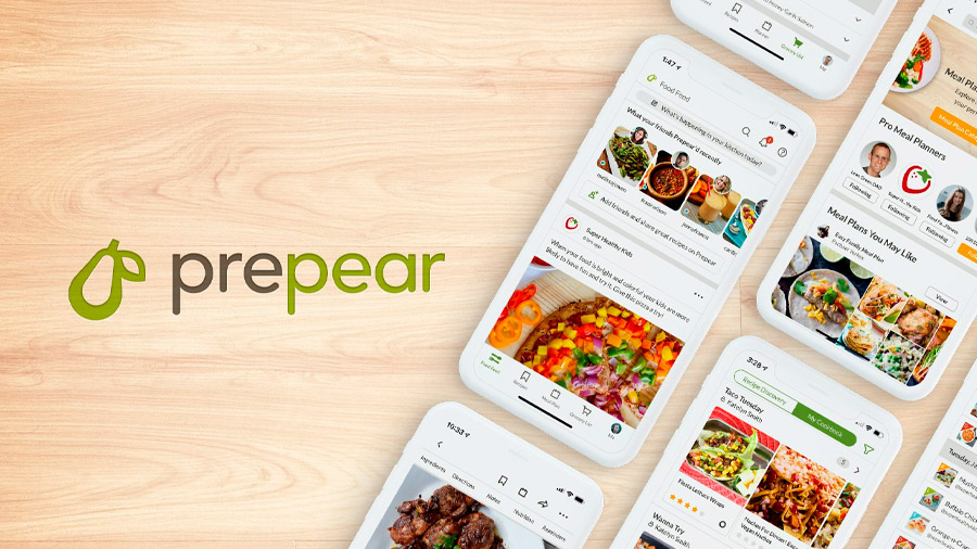 Prepear es una app de recetas y entrega de comestibles