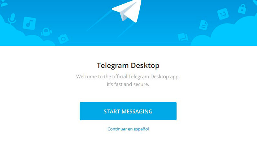 Telegram para PC es un cliente oficial del servicio