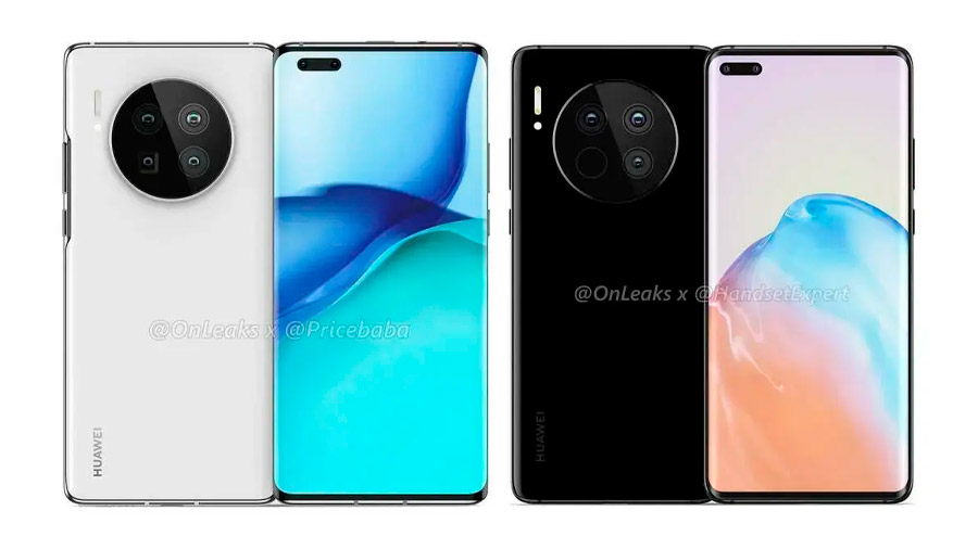 Filtración del diseño del Huawei Mate 40 / OnLeaks x @HandsetExpert