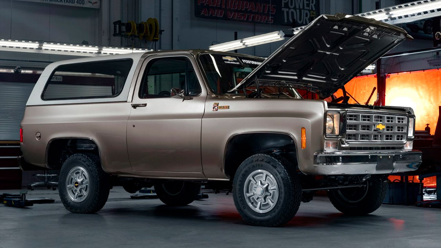 La Chevrolet K5 Blazer eléctrica mantiene su apariencia clásica