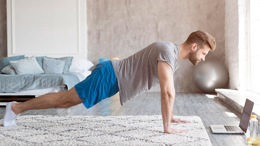 Te sentirás confiado y a gusto por entrenar en casa