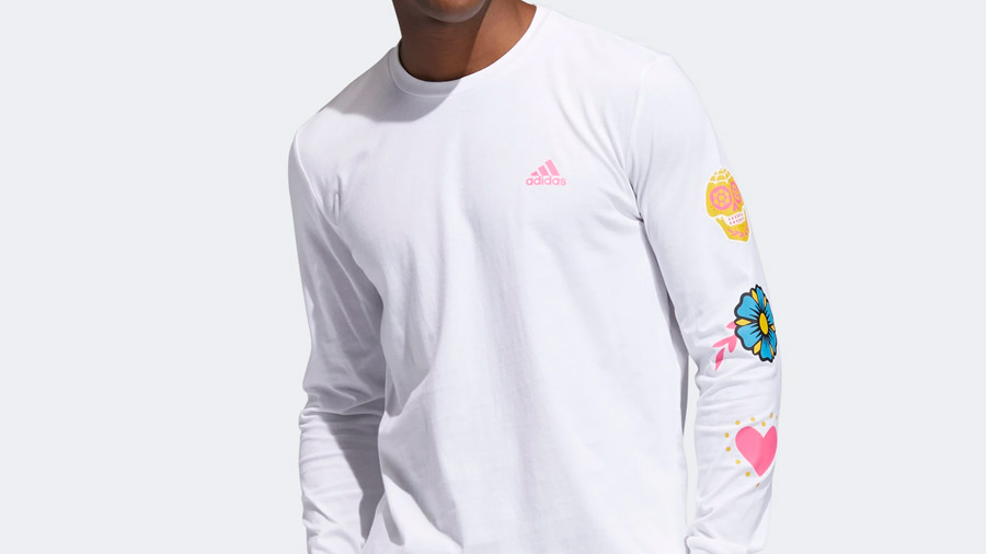 Playera Adidas de la colección de Día de Muertos