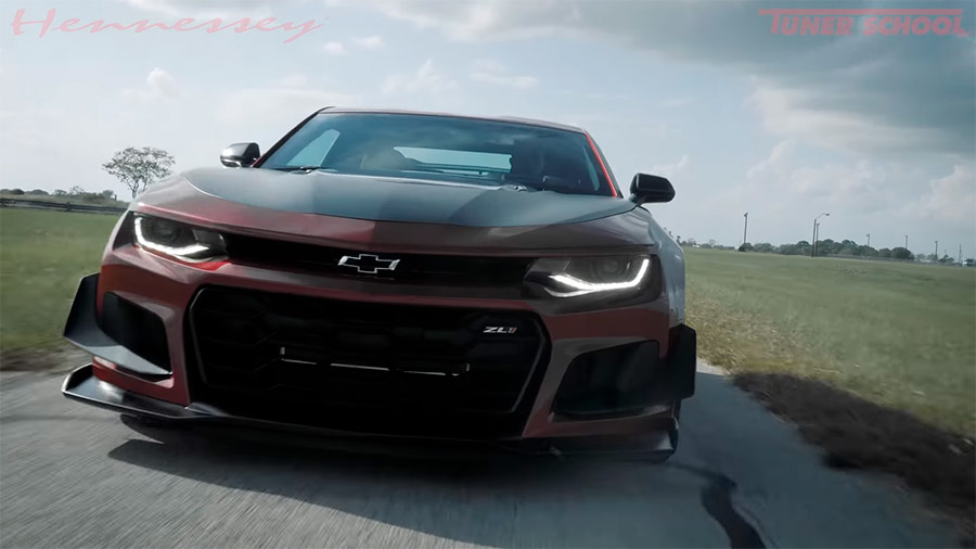 El Chevrolet Camaro ZL1 1LE The Exorcist luce bestial