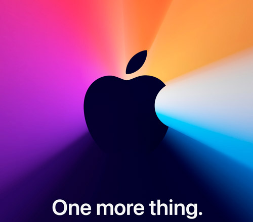 Póster de evento de Apple