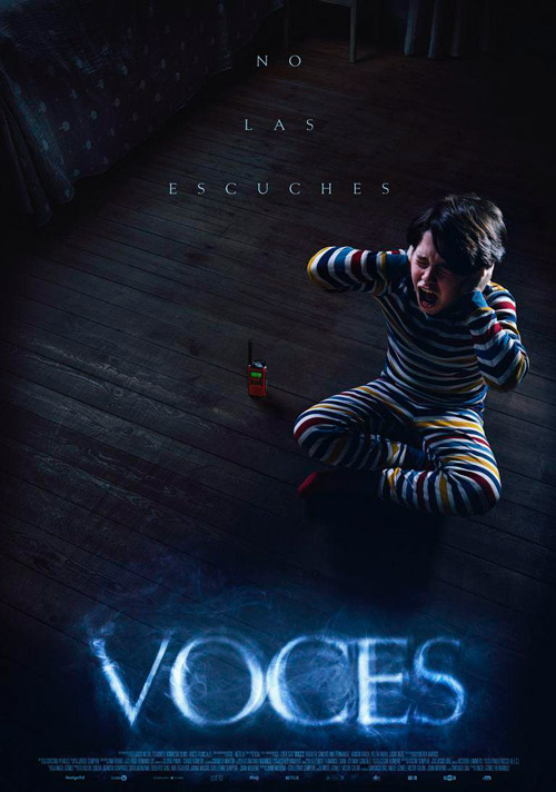 Póster oficial de la película Voces