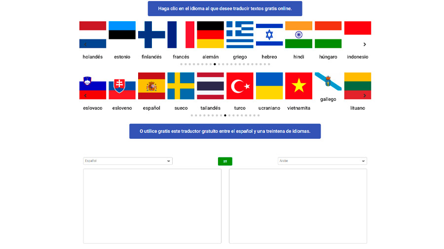 Lostraductores.es ofrece un traductor gratuito online, pero también traducciones profesionales