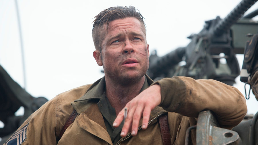 Brad Pitt da vida a Don Wardaddy Collier / Foto: Sony Pictures
