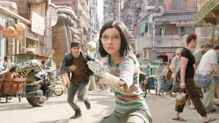 El personaje de Alita despertó mucha simpatía entre los espectadores