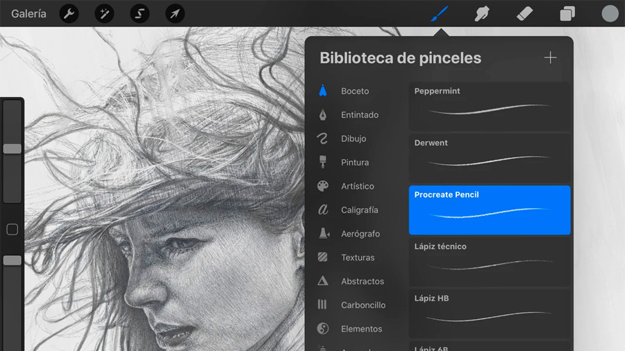 Procreate нарисовать прямоугольник