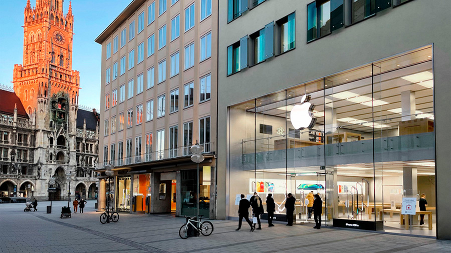 Actualmente, Apple tiene 15 tiendas en Múnich / Apple