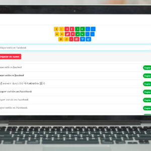 Lee más sobre el artículo Conversor de letras para Facebook ¡Mayor estilo para triunfar en la red social!