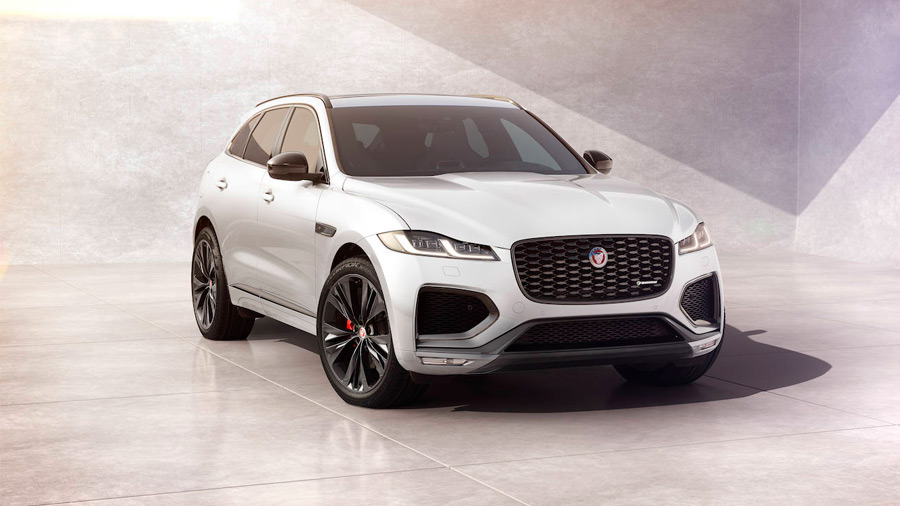 La Jaguar F-Pace R-Dynamic Black tiene detalles en Gloss Black