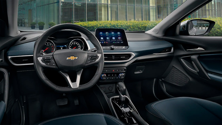 La Chevrolet Tracker 2022 tiene un interior amplio