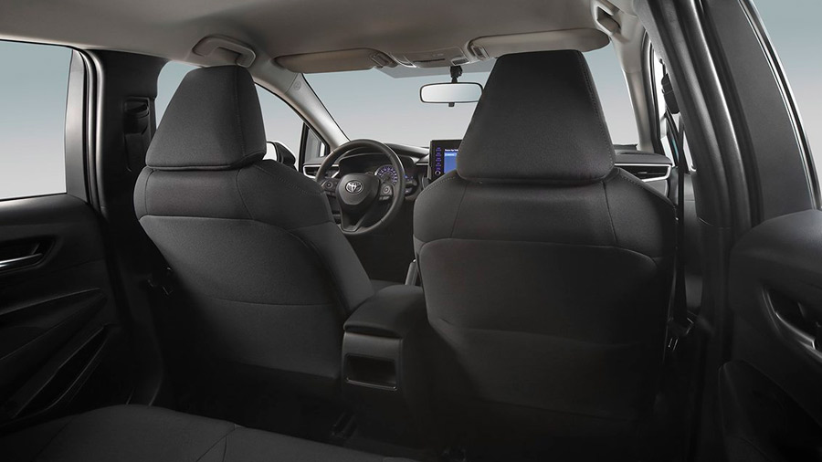 El interior del Toyota Corolla 2022 destaca por su gran espacio