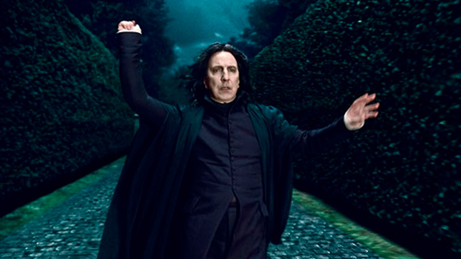 Alan Rickman fue el actor elegido para interpretar a Severus Snape
