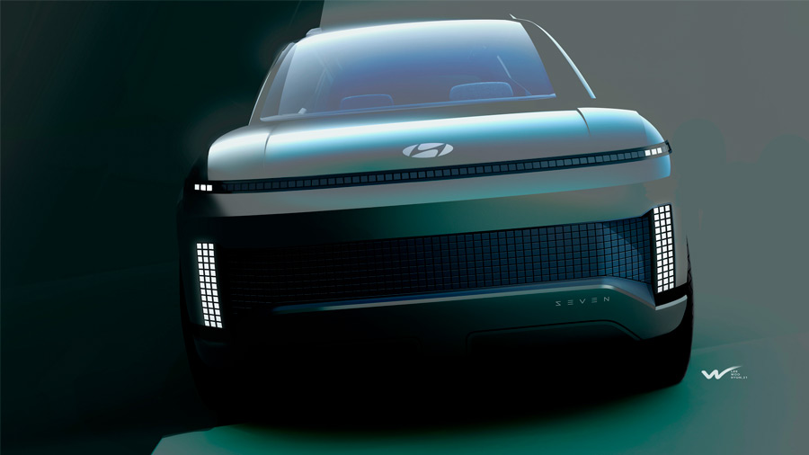 La Hyundai Seven Concept presume una firma lumínica original