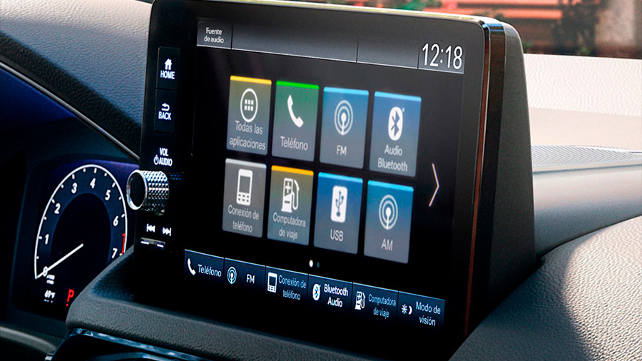 El Honda Civic 2022 cuenta con un nivel de infotenimiento correcto