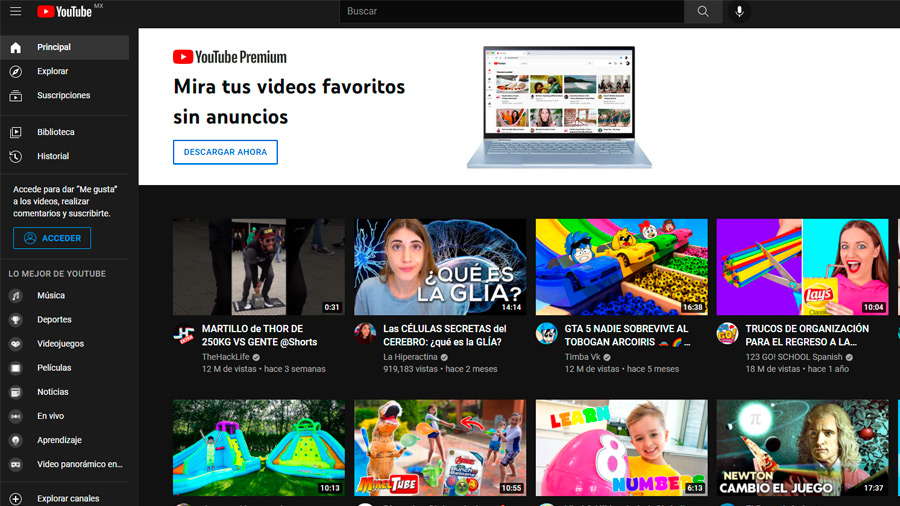 Youtube basó su plataforma en el contenido creado por los usuarios