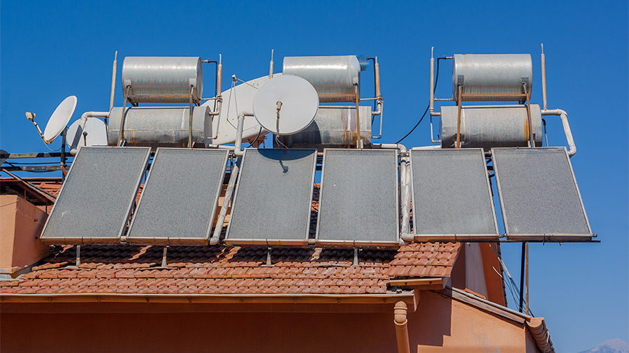 Existen diferentes tipos de calentadores solares