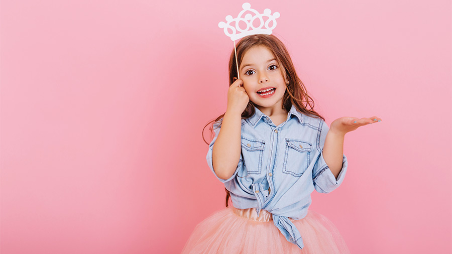 Muchas niñas se sienten atraídas por la temática de las princesas