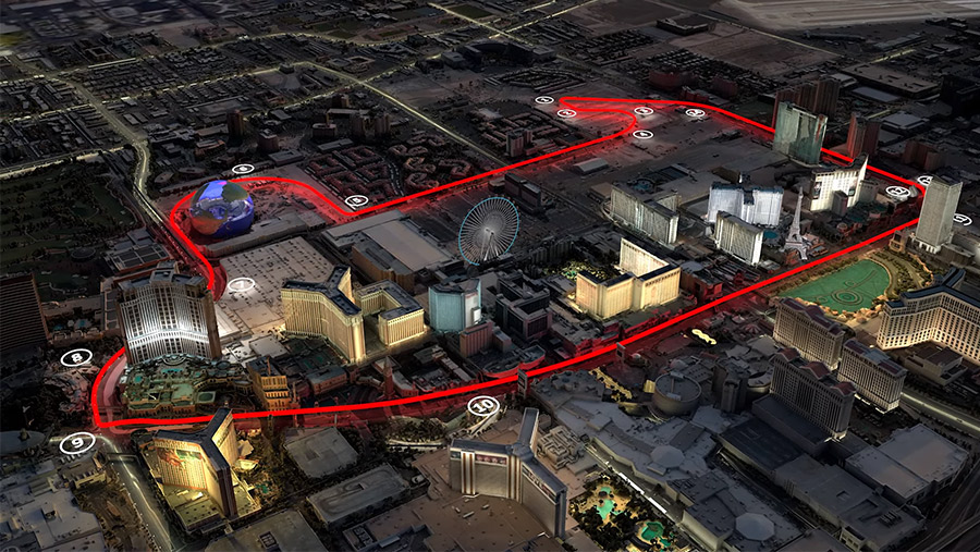 Así será el circuito de Las Vegas