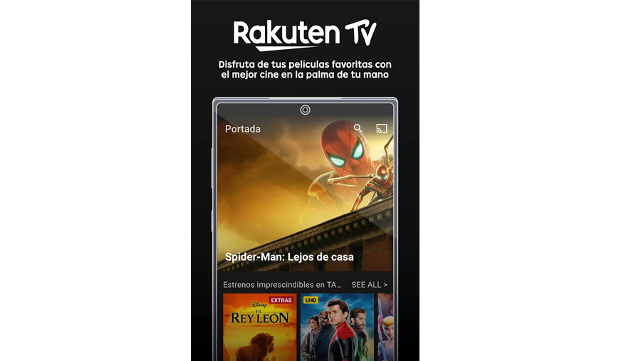Rakuten TV considera la posibilidad de acceder a planes premium